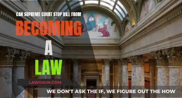 How Supreme Court Can Block A Bill
