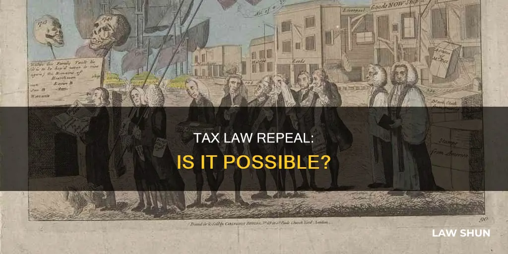 can tax law be repealed