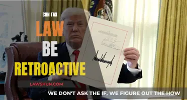 Retroactive Tax Law: Is It Possible?