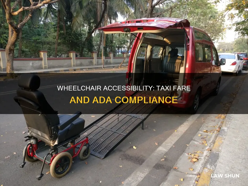 can taxis charge more for wheelchair ada law