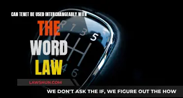 Understanding the Interchangeability of "Tenet" and "Law