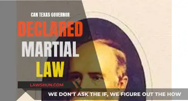 Martial Law in Texas: Can the Governor Declare It?