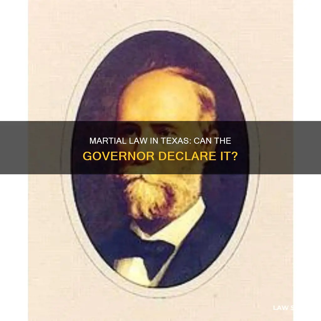 can texas governor declared martial law