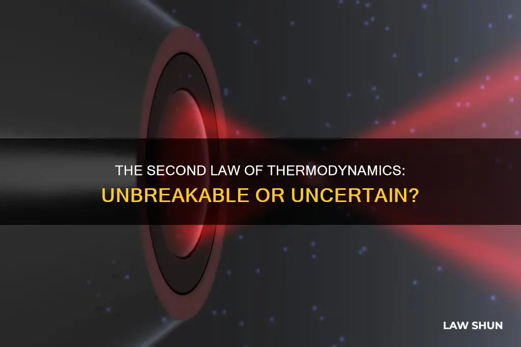 can the 2nd law of thermodynamics be violated