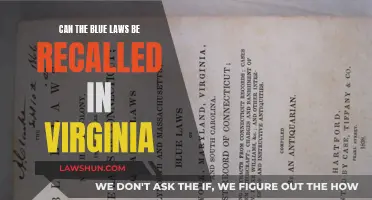Blue Laws in Virginia: Can They Be Recalled?