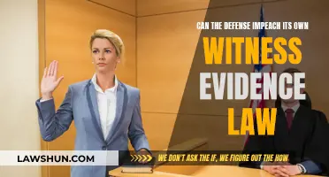 Impeaching Witness Testimony: Can Defense Impeach Their Own Witness?