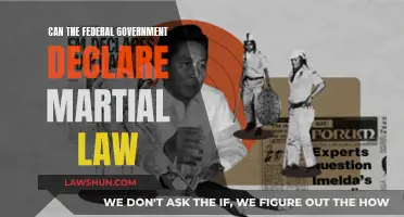 Martial Law: Federal Government's Power and Limits