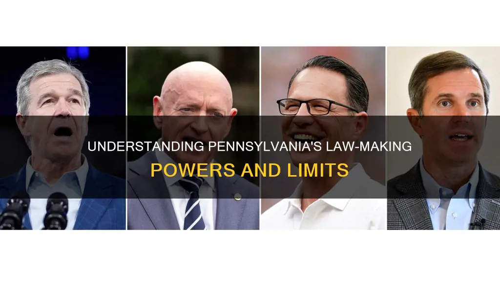 can the govenor of pennsylvania pass a law