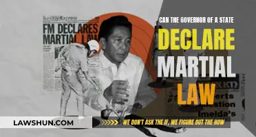 Martial Law: Can State Governors Wield This Power?