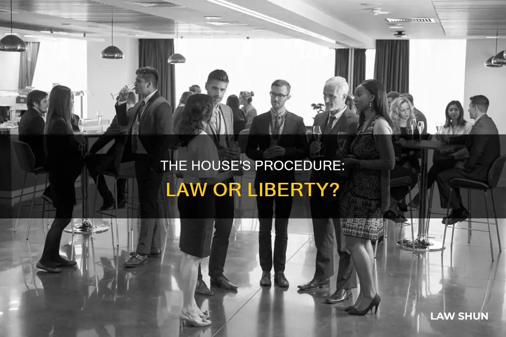can the house enshrine its procedure in law