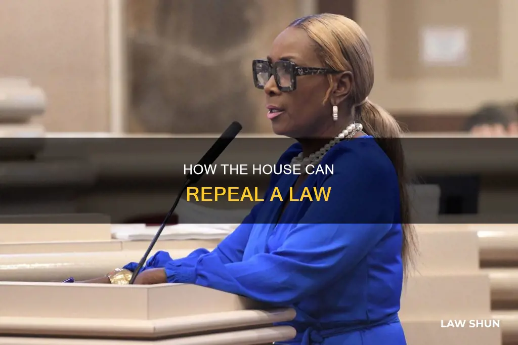 can the house repeal a law