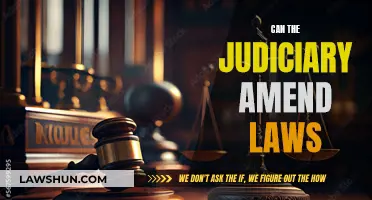The Judiciary's Power: Can They Amend Laws?