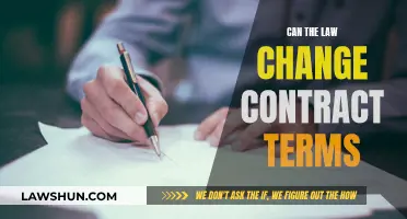 Contract Law: Can Terms Be Changed After Signing?
