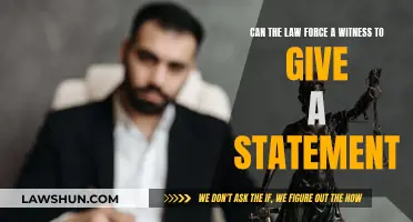 Witness Statements: Can the Law Compel Them?