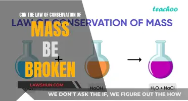 The Law of Conservation of Mass: Unbreakable?