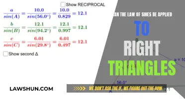 The Law of Sines: Right Triangles and Applications