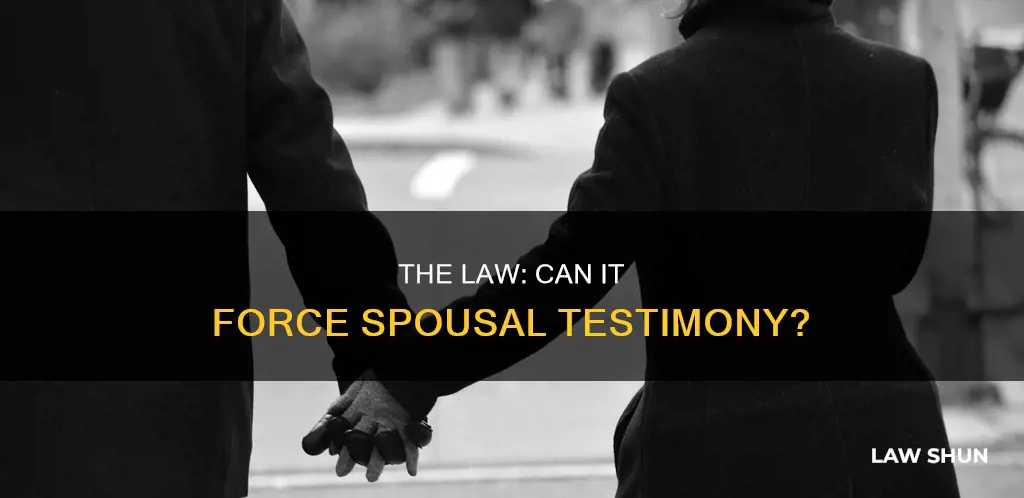 can the law require a spouse to testify