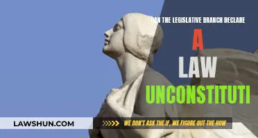 Legislative Branch: Can They Declare Laws Unconstitutional?