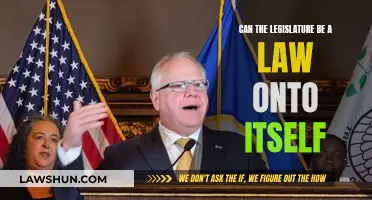The Legislature: Law Unto Itself?
