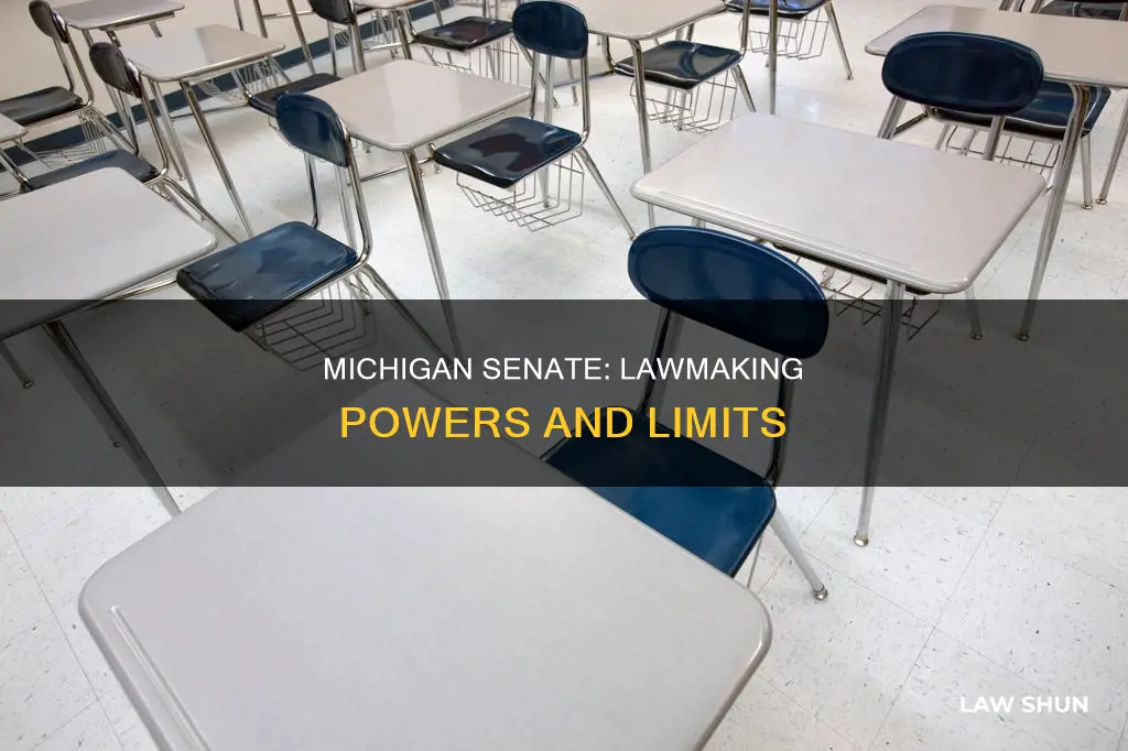 can the michigan senate make laws