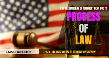 The National Government: Can They Deny Due Process?