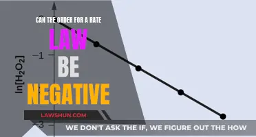 Understanding Negative Rate Laws: Order and Reaction Dynamics