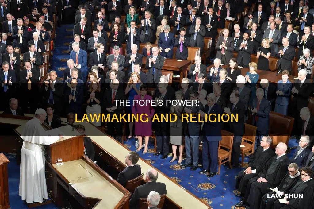 can the pope make laws