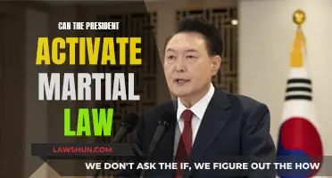 Martial Law: Presidential Power and its Limits