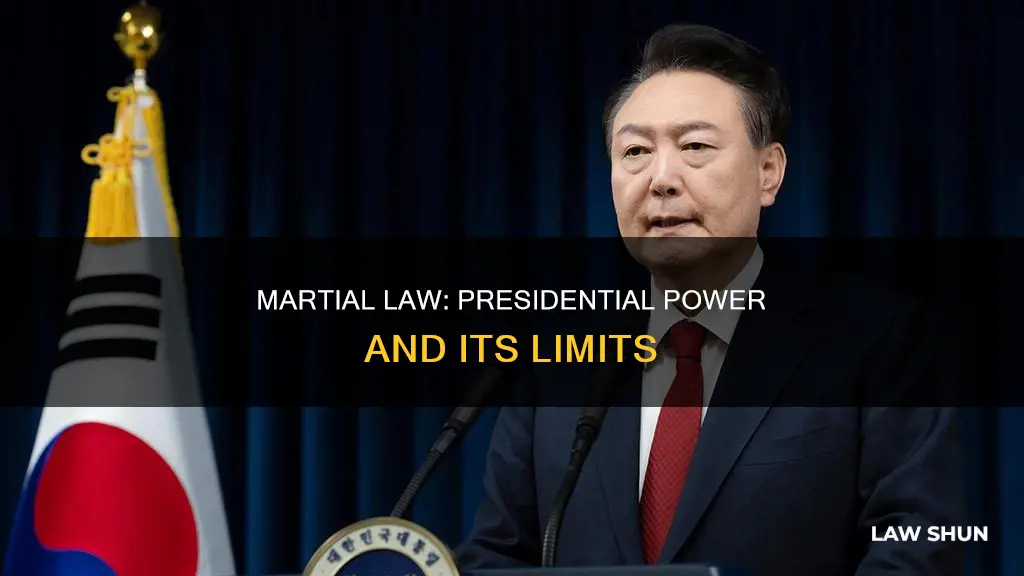 can the president activate martial law