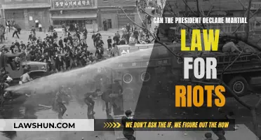 Martial Law: Can the President Declare It During Riots?