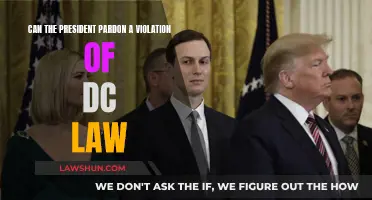 Presidential Pardoning Power and DC Law Violations