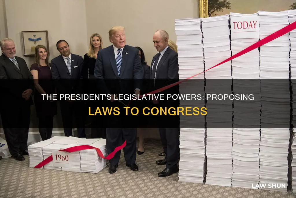 can the president propose laws to congress