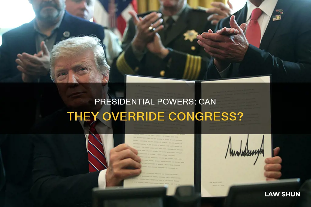 can the president refise to implement congressional lawes