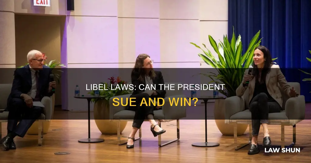 can the president sue for libel laws