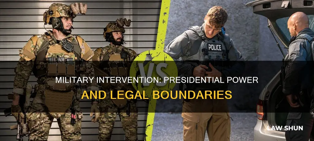 can the president use active military for law enforcement
