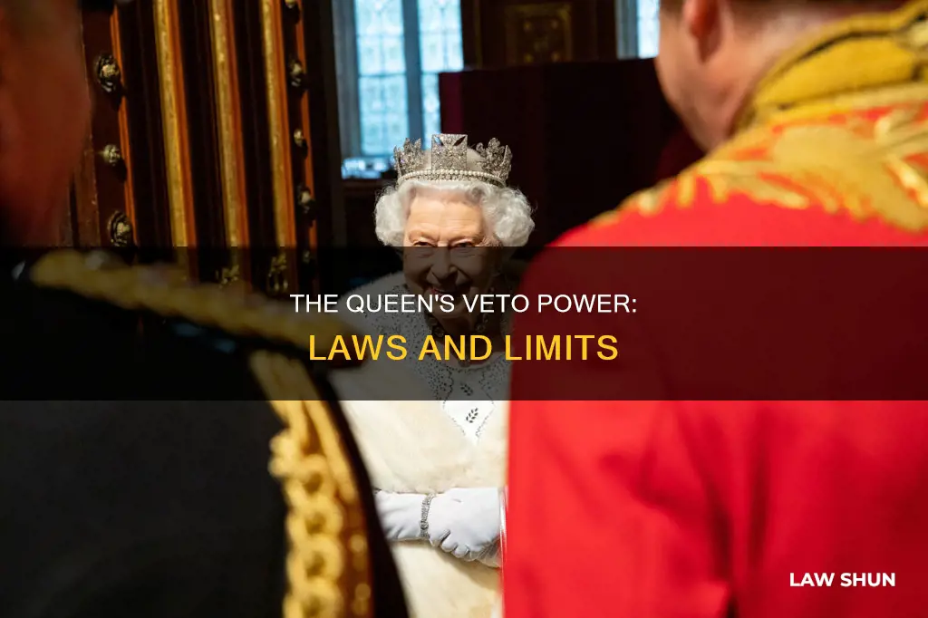 can the queen of england veto laws