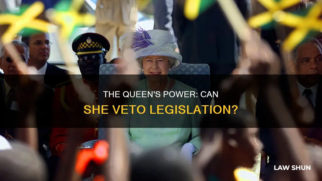 can the queen reject laws
