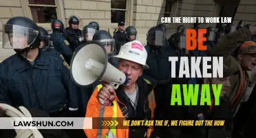 The Right to Work: A Revocable Privilege?