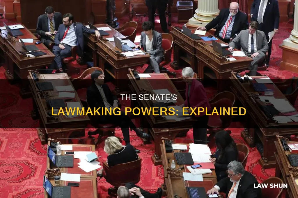 can the senate make laws