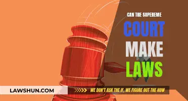 The Supreme Court: Lawmakers or Law Interpreters?