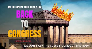 Supreme Court's Power: Reviving Laws for Congress