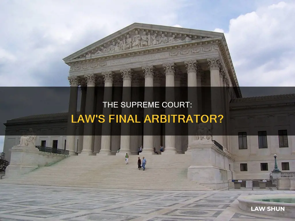 can the supreme court get rid of a law