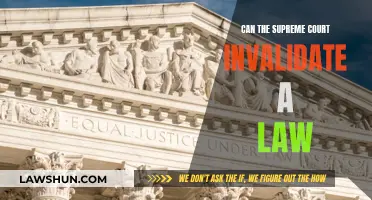 The Supreme Court: Law Invalidation Powers Explored