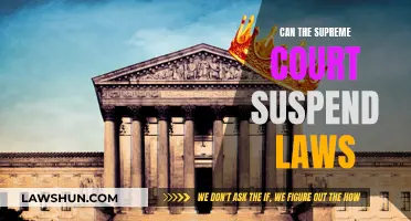 The Supreme Court's Power: Suspending Laws?