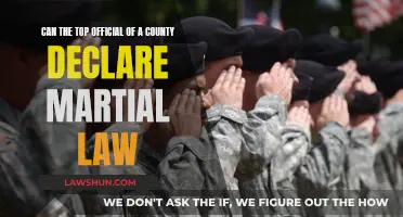 Martial Law: Can County Officials Wield Such Power?