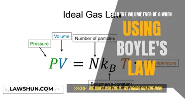 Does Zero Volume Exist? Understanding Boyle's Law