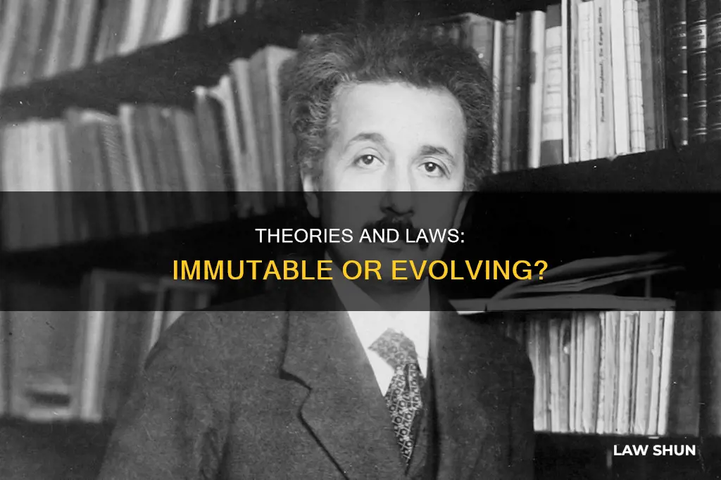 can theories and laws be changed