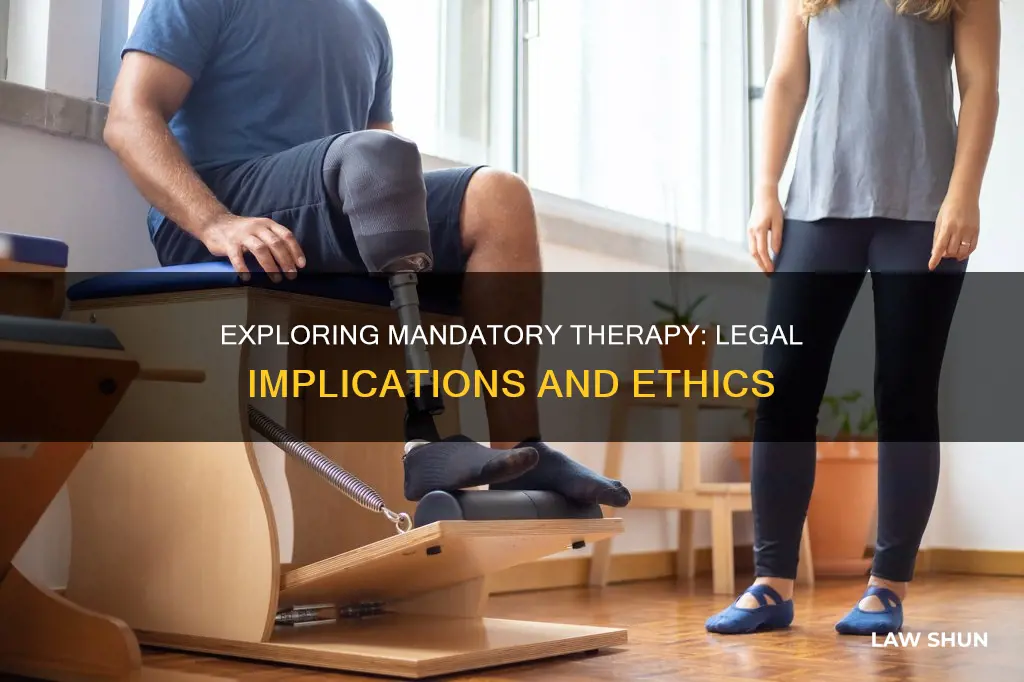 can therapy be required by law