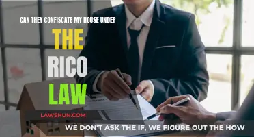 RICO Law: Can I Lose My House?