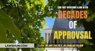 Outdated Laws: Overturning Decades of Legal Approval